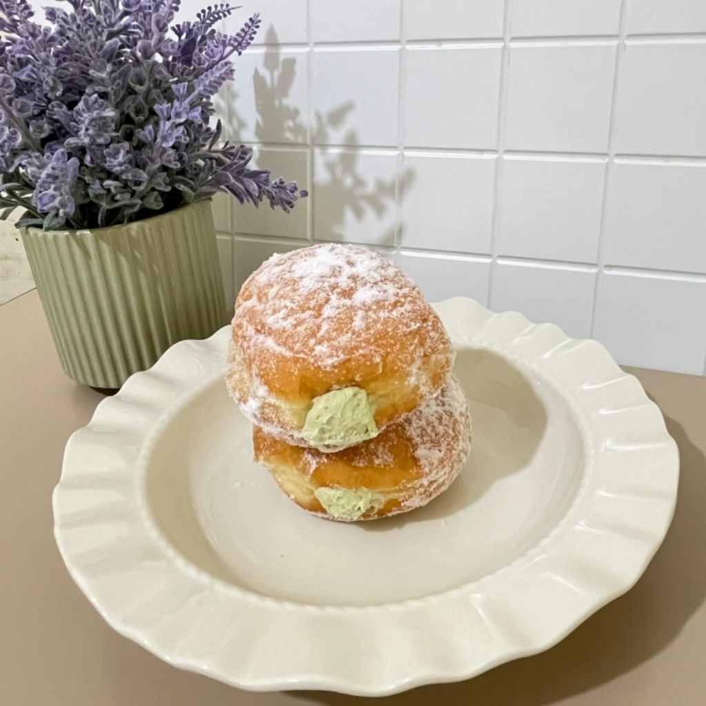Matcha Bomboloni (2pcs)