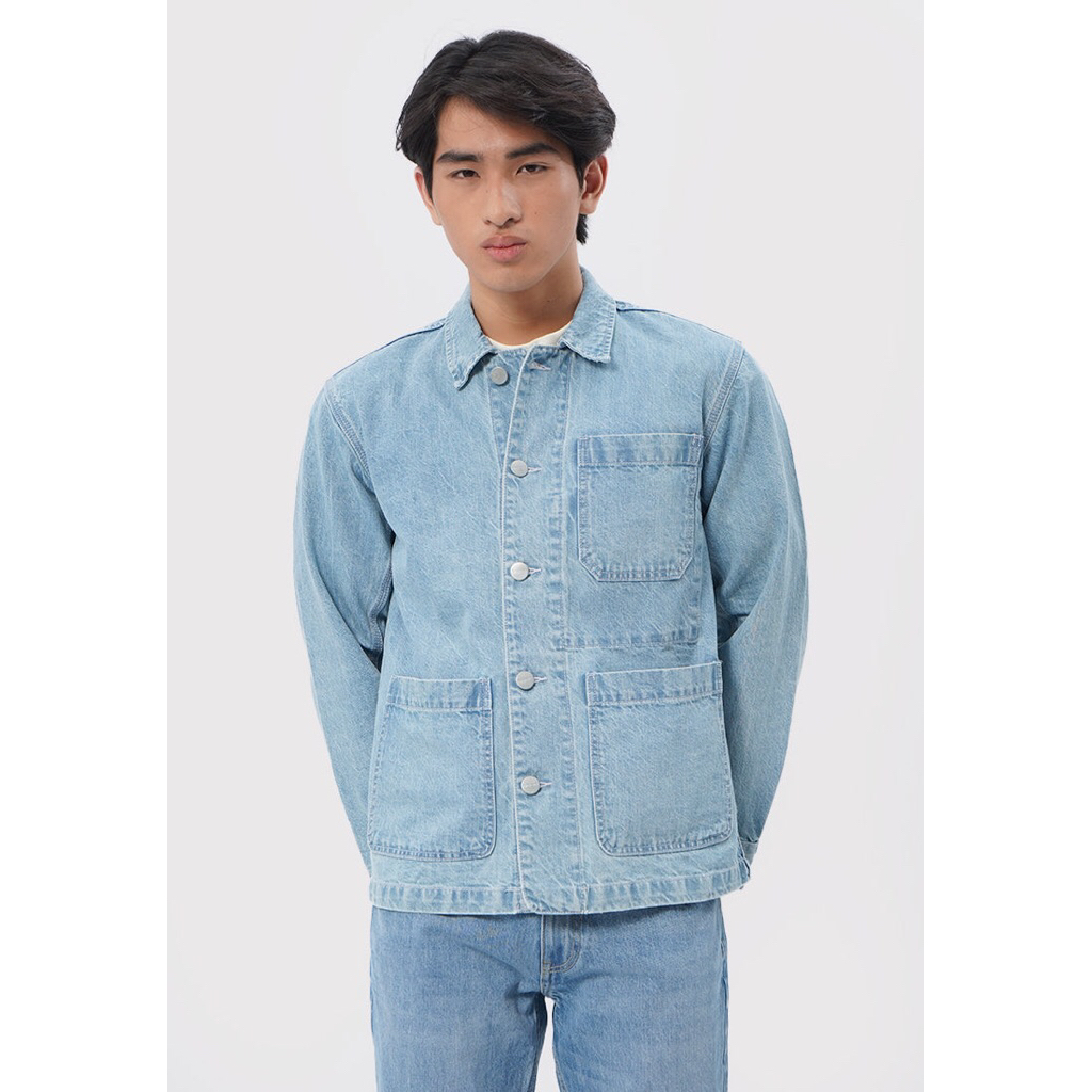 REGULAR DENIM JAKET TIRAJEANS LIGHT BLUE