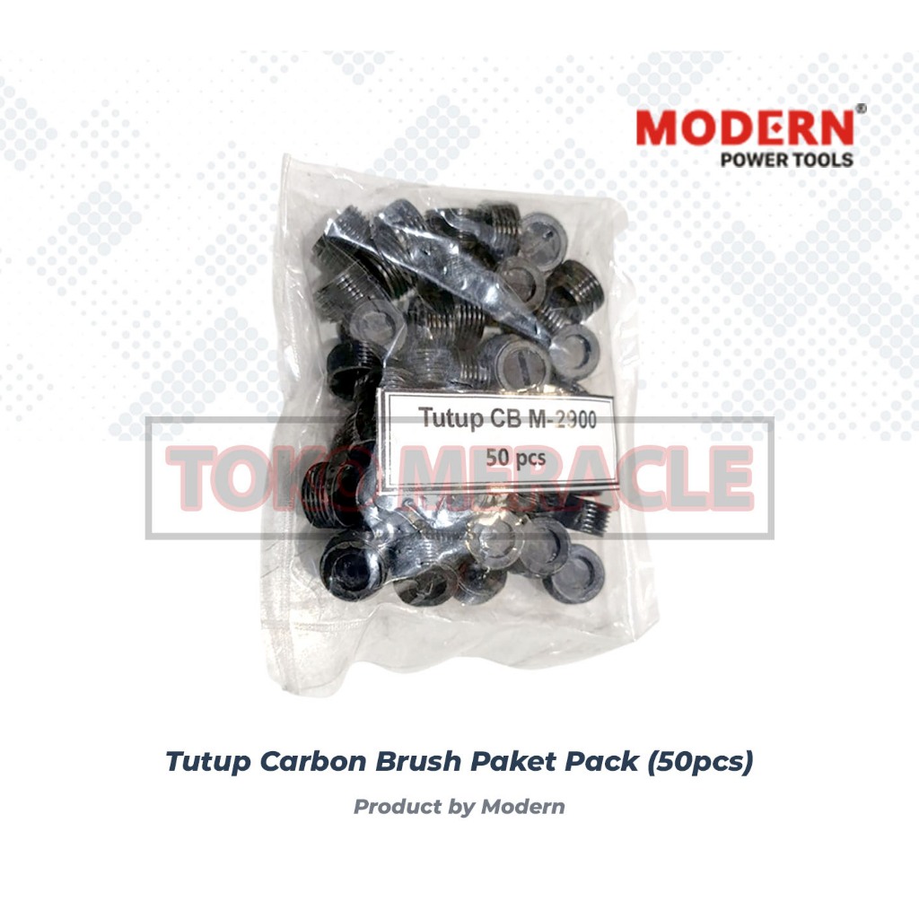 [50pcs] Modern Tutup Carbon Brush M-2900B M-2350B M-2350B M-2600L SIM-100B per pack