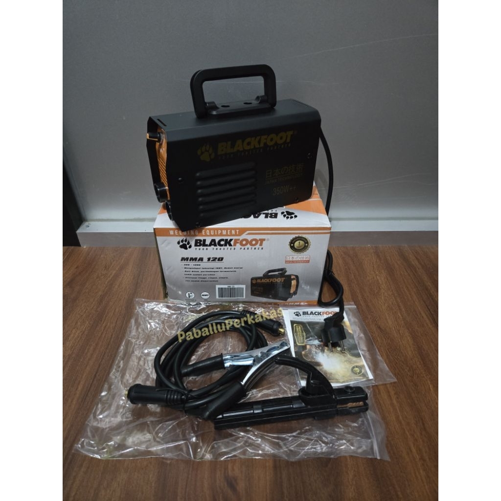 Blackfoot Mesin Las MMA-120 / Travo Las Listrik 350 Watt Inverter 120A