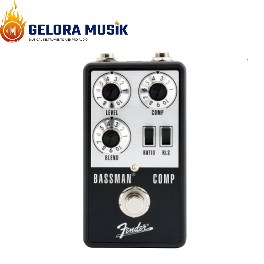 Pedal Efek Gitar Fender Bassman Compressor Bass