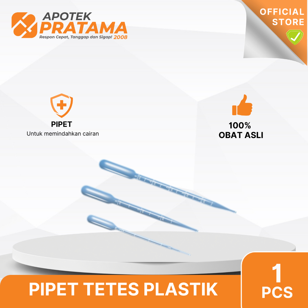 PIPET TETES PLASTIK / PIPET PLASTIK