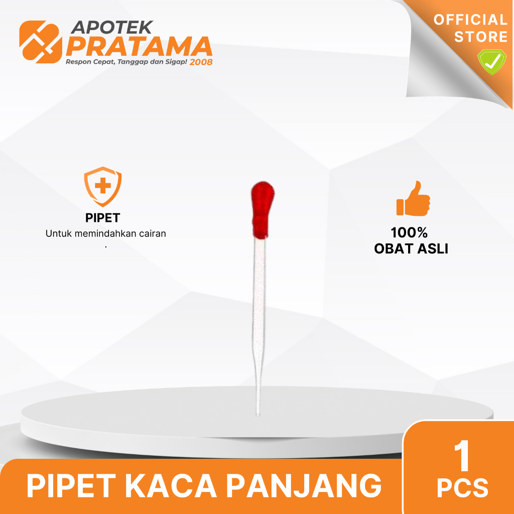 PIPET PANJANG KACA / PIPET KACA