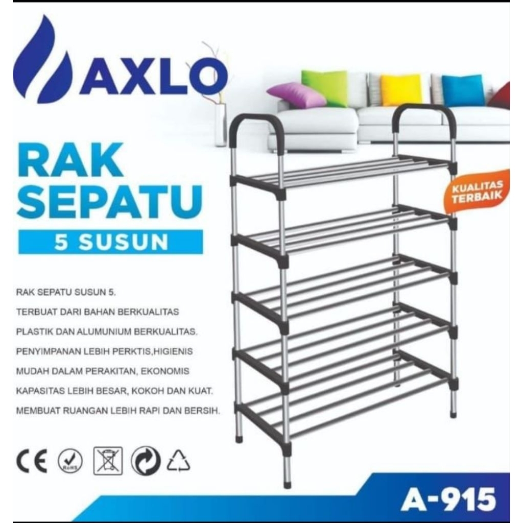 RAK SEPATU 5 SUSUN AXLO A-915