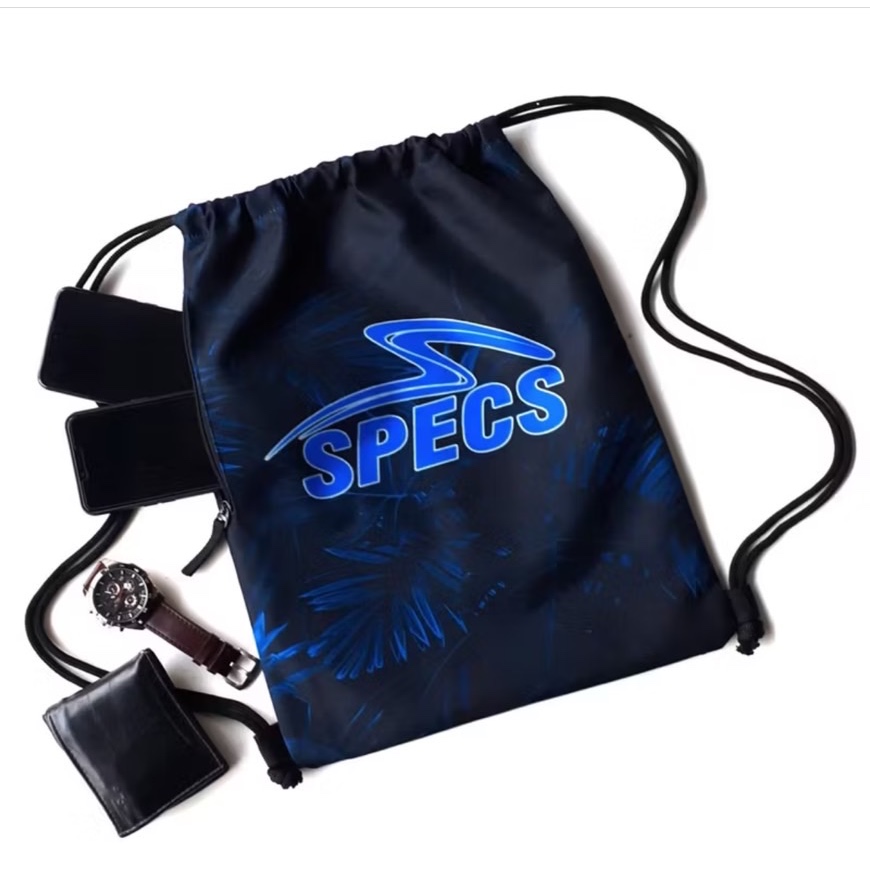 TAS SERUT OLAHRAGA / TAS SERUT STRING BAGS SPECS BLUE FONT ORIGINAL BACKPACK / TAS SERUT FULL SET