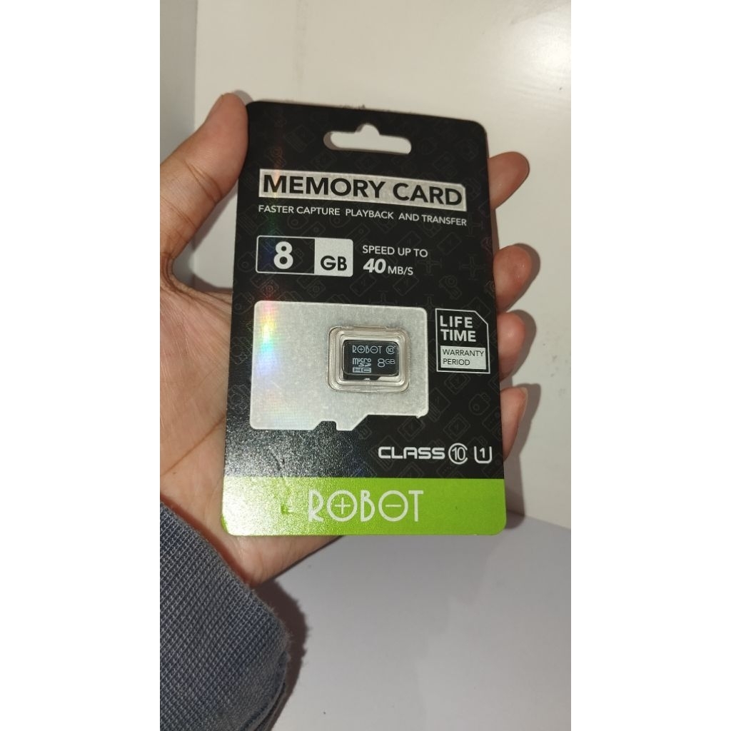 Memory Card 8 GB ROBOT Class 10
