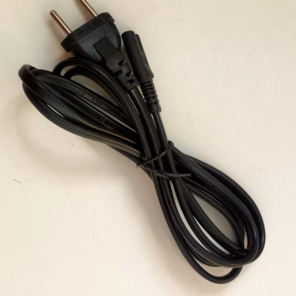 Kabel Jak Angka 8 Longway Kabel Power Printer Angka 8 Lubang 2 kabel printer HP Epson Kabel AC Cord 