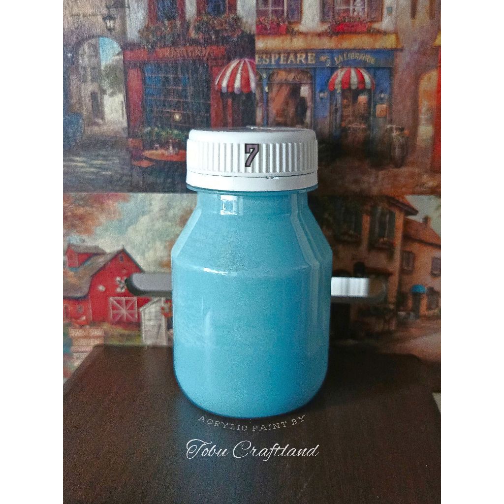 Cat Akrilik No.7 120ml | Acrylic Paint by Tobu | Anti-crackle | Eco friendly