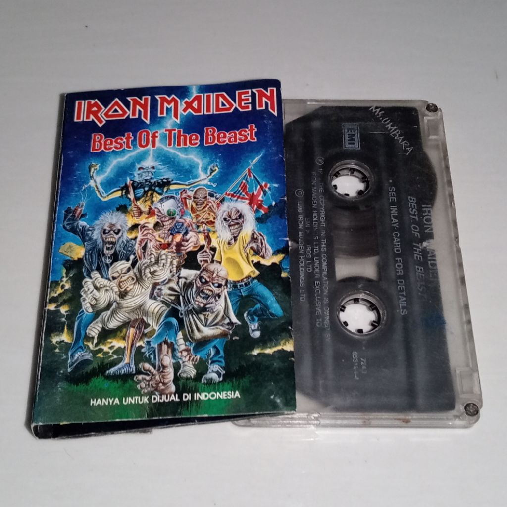 Kaset Iron Maiden - Best of the Beast