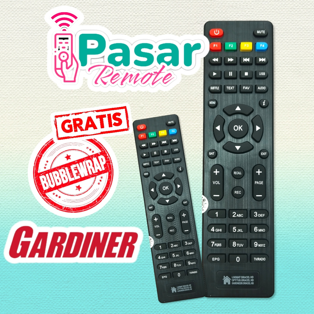 REMOTE SET TOP BOX RECEIVER ORACEL GARDINER