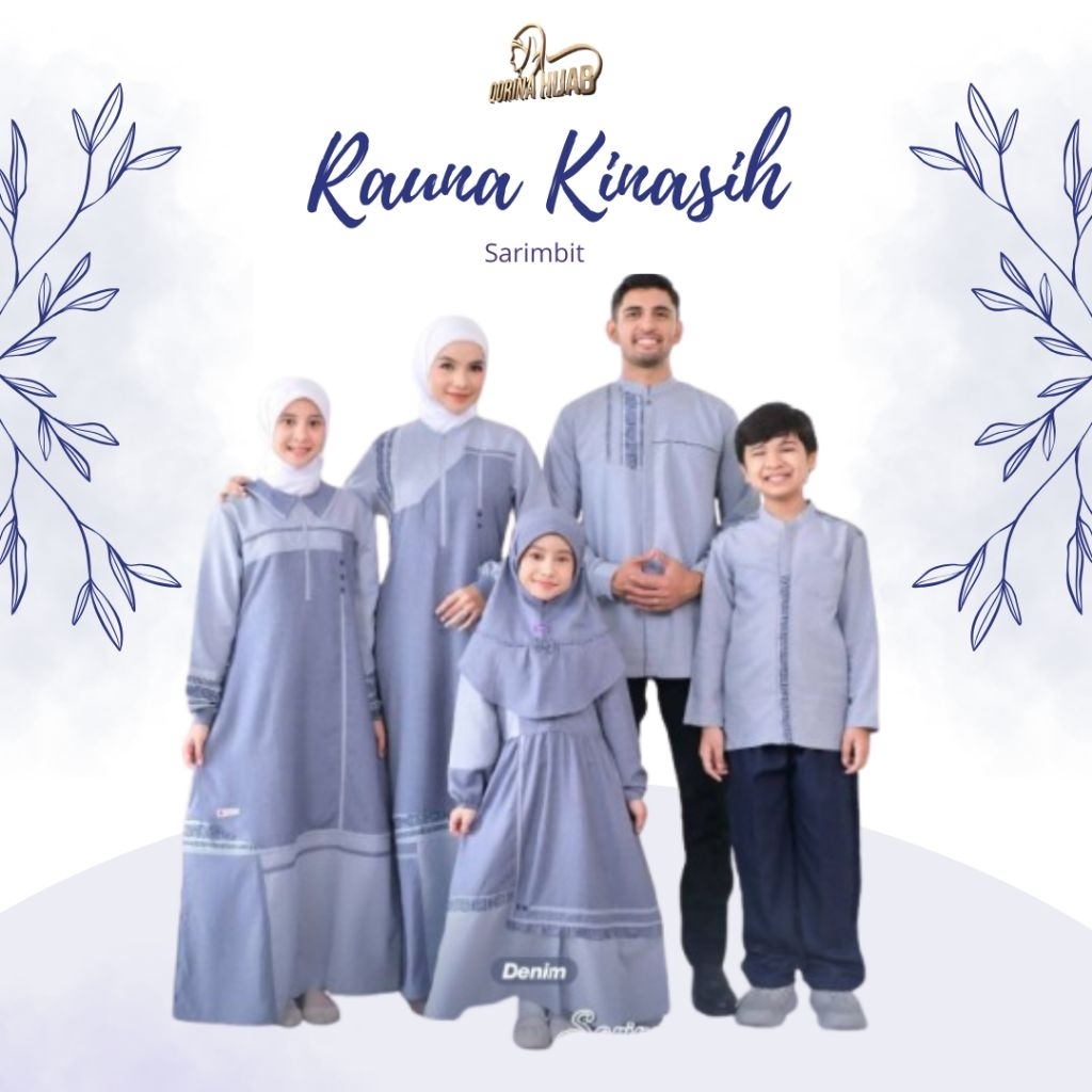 RAUNA KINASIH denim sarimbit / rauna pride / rauna 2026 / sarimbit keluaega / sarimbit lebaran 2026 
