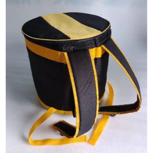 Tas rebana hadroh ukur 30 dan 32 isi 4 full busa tebal, tas hadroh ransel jinjing