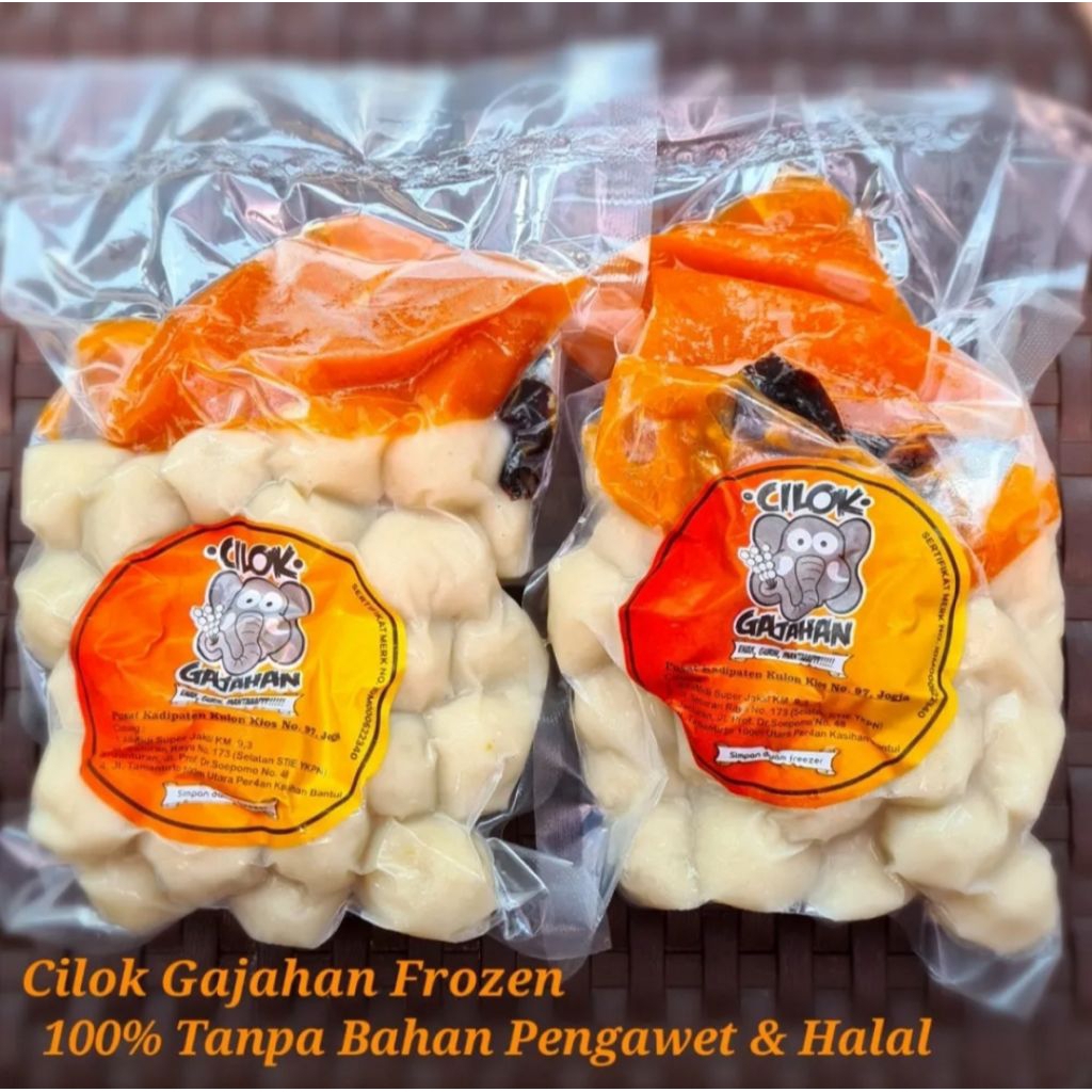 Cilok Gajahan Fresh Frozen 2 Pax (80 pcs) Oleh-oleh Jogja