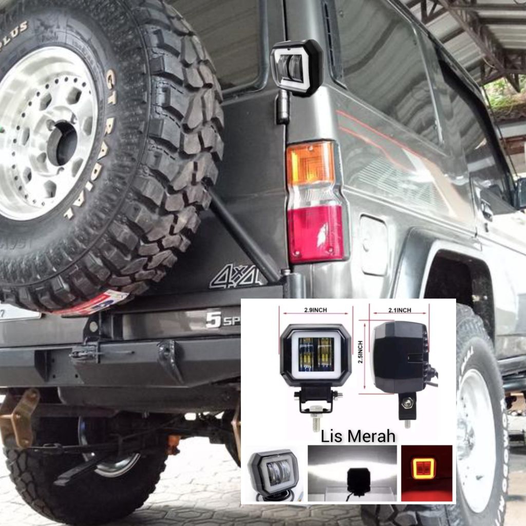 Led atret Jeep bumper ARB SUV jimny Taft vitara offroad truck mobil niaga tracktor motor dll