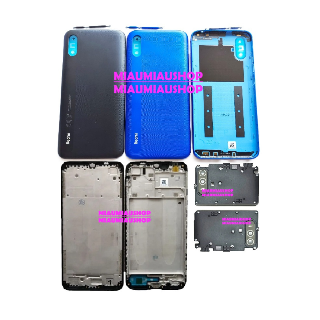TULANG FRAME CASING HOUSING XIAOMI REDMI 9A TUTUPAN FULLSET