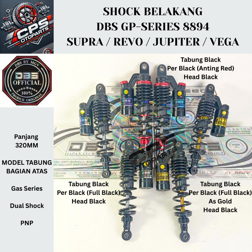 Shock DBS 320MM GP-Series 8894 Supra / Kharisma / Blade / Revo / MegaPro / Verza / RX King / Tiger O