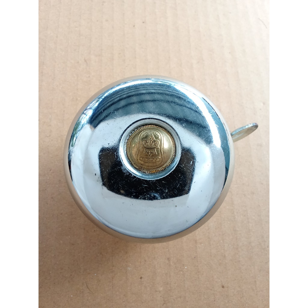 Bel Sepeda Onthel Merk Burgers ENR kuningan logo