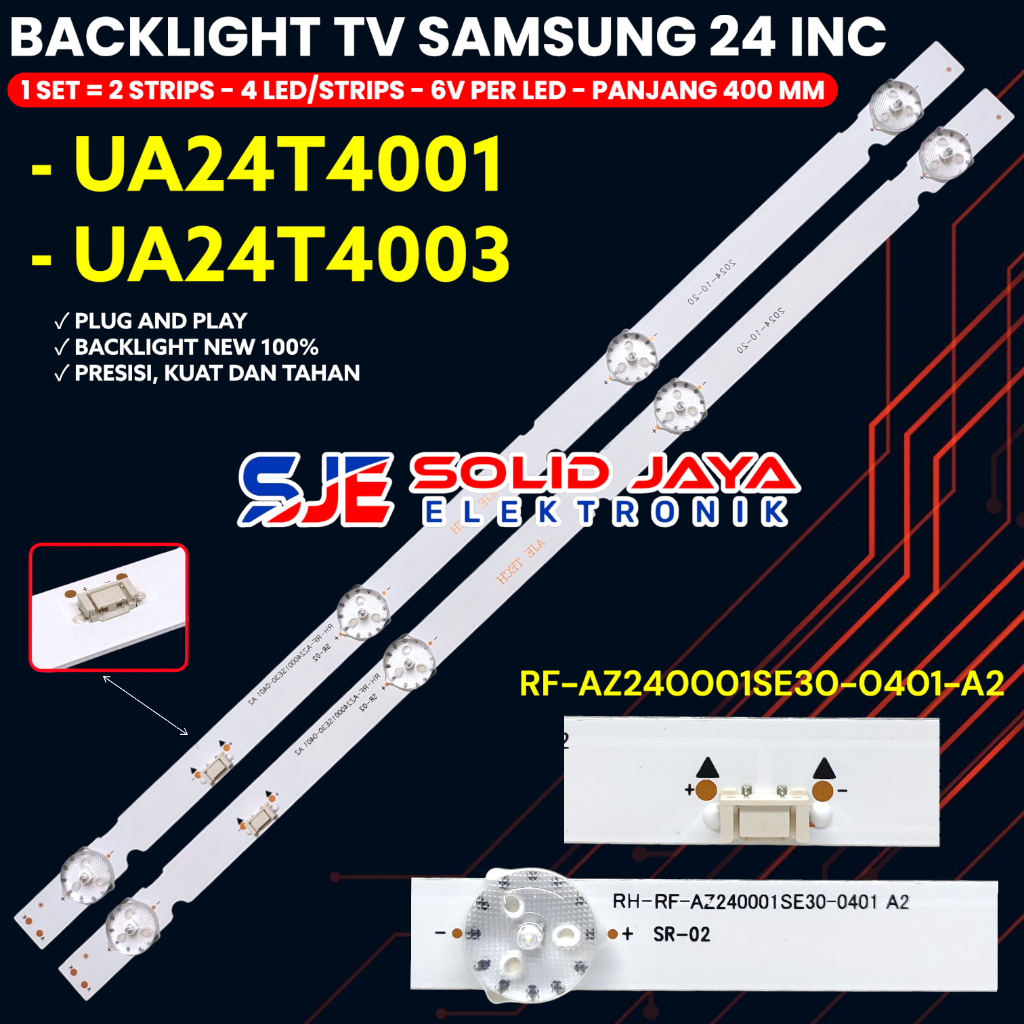 BACKLIGHT TV SAMSUNG 24 INCH UA24T4001AK UA24T4003AK UA24T4001 UA24T4003 24T4001 24T4003 24T BL LED