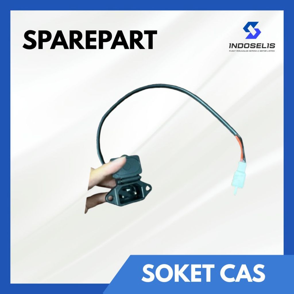 SOKET CAS HITAM SEPEDA LISTRIK UNIVERSAL I UWINFLY/GODA/EVOLITE/EXOTIC/SUNRACE