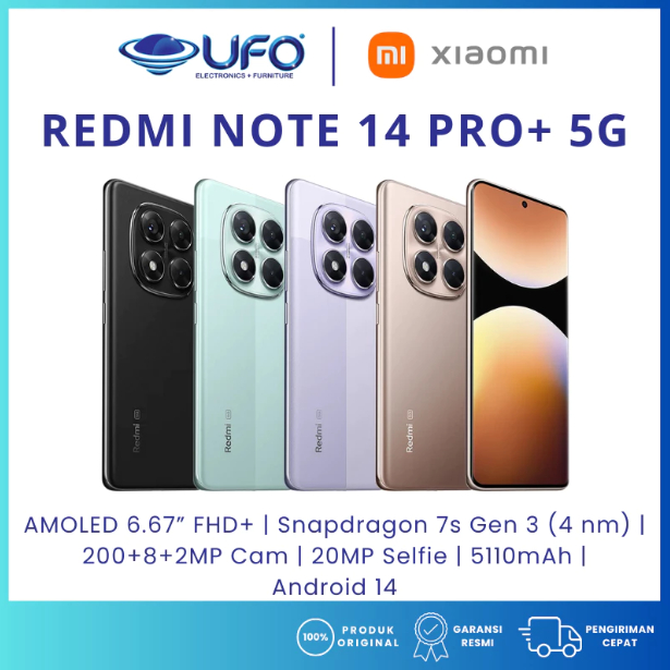 HP XIAOMI Redmi Note 14 Pro Plus 5G RAM8/256GB | RAM12/512GB