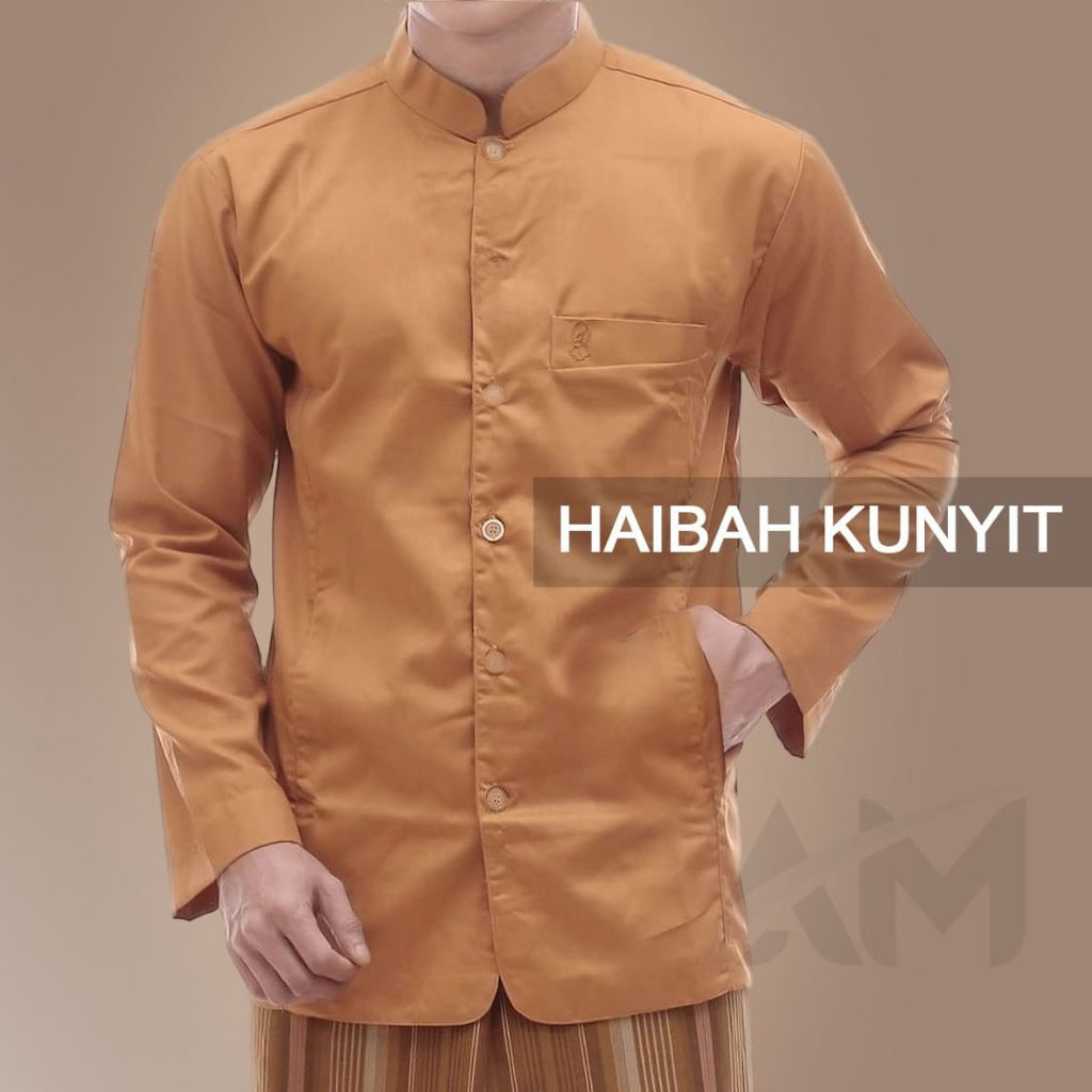 baju Koko kain toyobo Baju Koko warna kunyit KOKO HAIBAH KOKO SHOLAT BAJU MAJLIS
