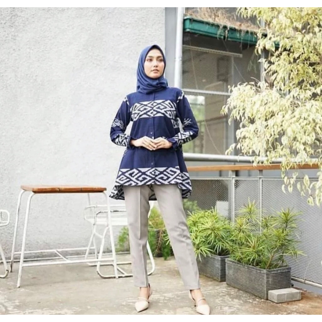 READY STOK BLOUSE LENGAN PANJANG TENUN - BLOUSE TENUN TROSO PREMIUM - ETNIK BLOUSE TROSO WANITA - FA