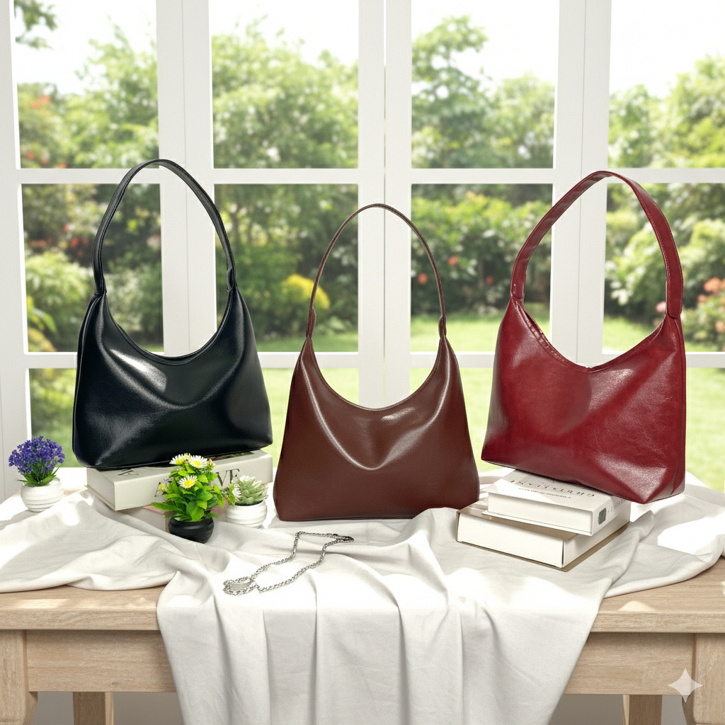 JEMYNA Tote Bag Wanita - Tas Bahu Wanita - Tote Bag Kuliah Tote Bag Kerja Wanita kekinian sintetis K