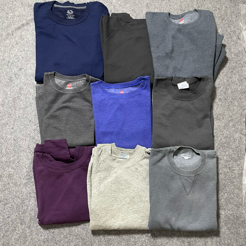 crewneck Polos Fruit Of The Loom