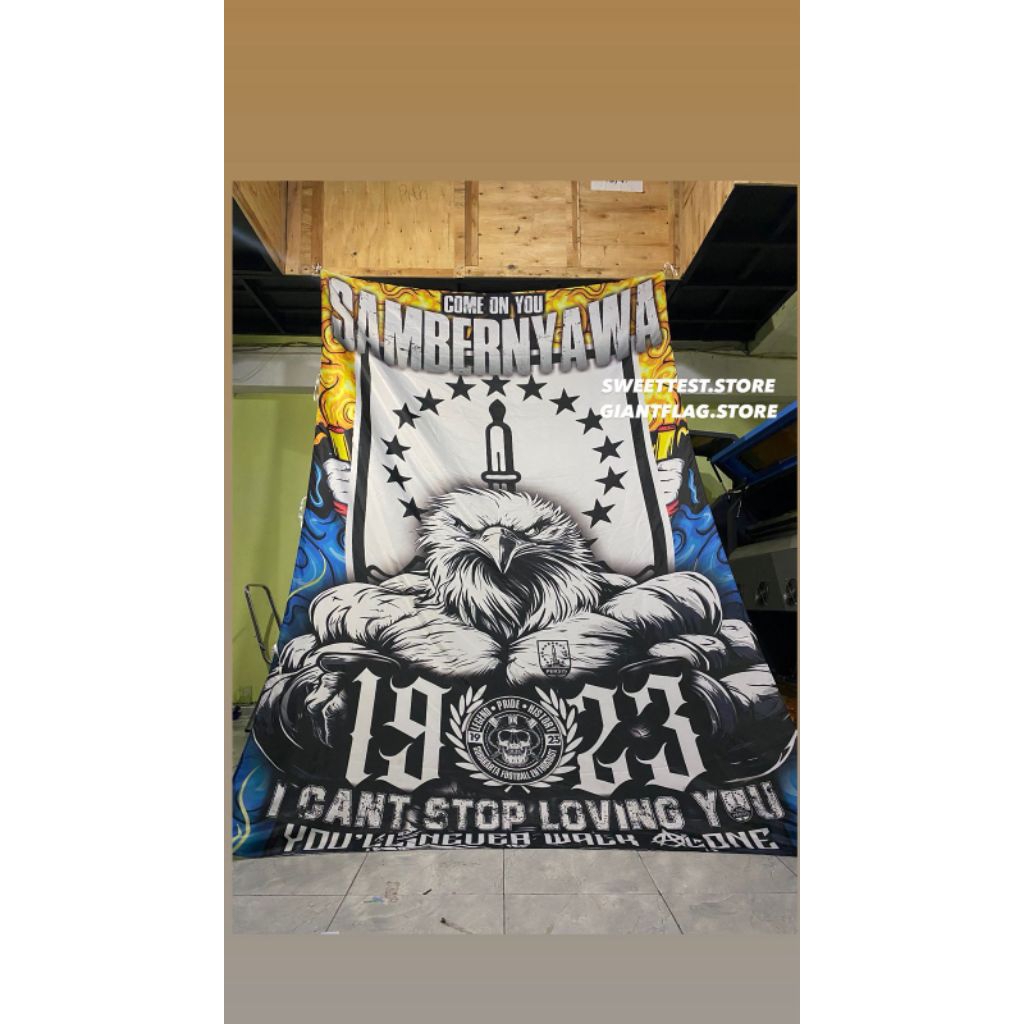 Berkualitas + FREE STICKER, BENDERA PERSIS SOLO, BENDERA PRINTING PERSIS SOLO, MINIFLAG PERSIS SOLO,