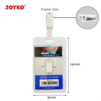 NAME TAG JOYKO MODEL; NT-62 JOYKO NAME TAG ( PORTRAIT)