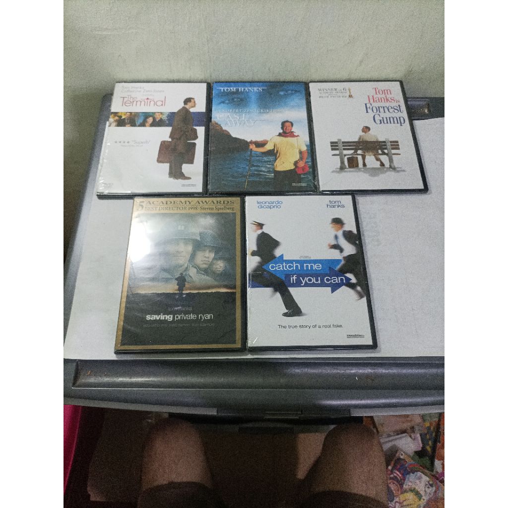 DVD original region 2 Forest Gump, The Terminal, Cast Away, Saving Private Ryan, catch me if you can