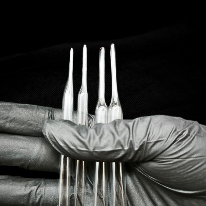 Pipet Tetes Kaca / Pipet Pasteur Tebal & Tipis dengan Karet Latex Merah