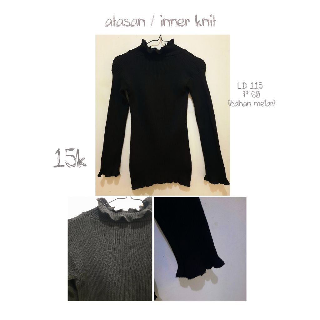 BAJU BUSUI KAOS INNER KNIT