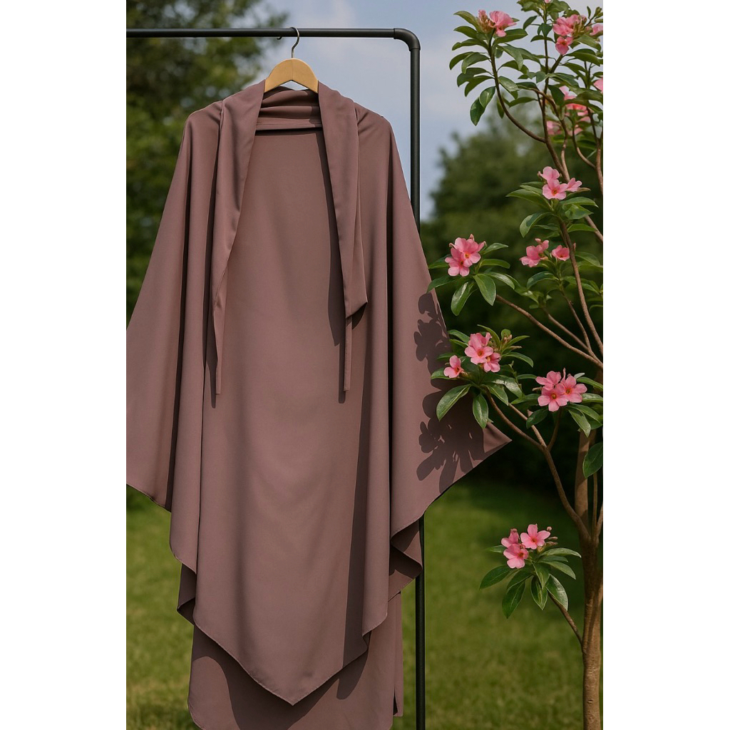 french khimar ilyana silk/fk ilyana silk/fk murah/fk birra/fk mewah/fk daily/fk umroh/anti tembem
