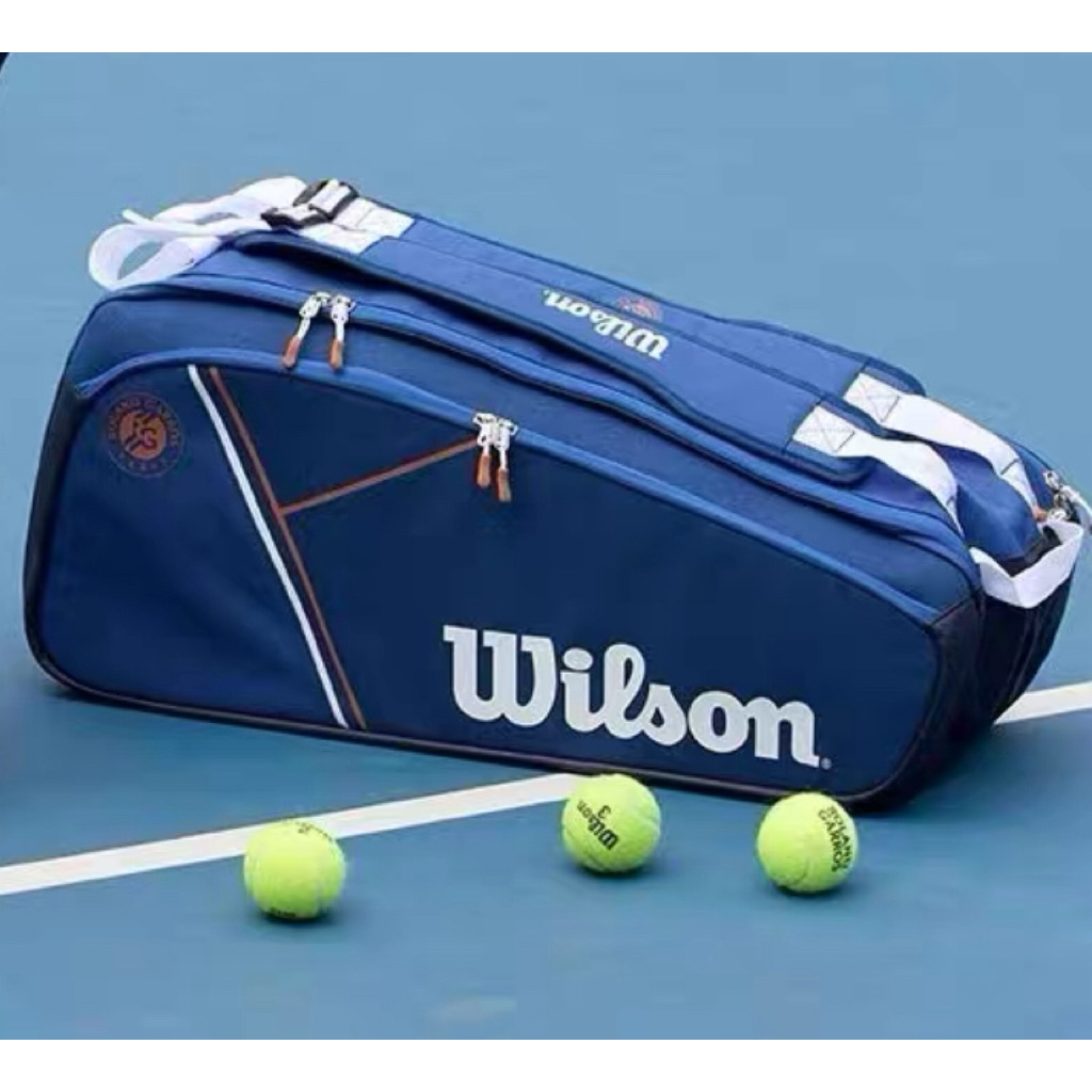 Wilson Tennis racket bag tas tennis Wilson Roland Garros blue