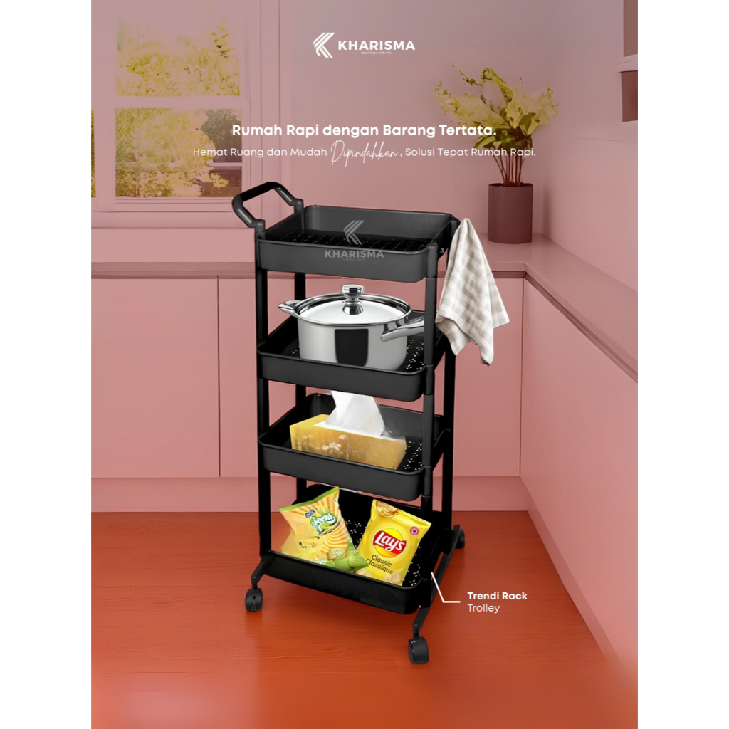KHARISMA | TRENDI RACK TROLLEY TERMURAH PONTIANAK