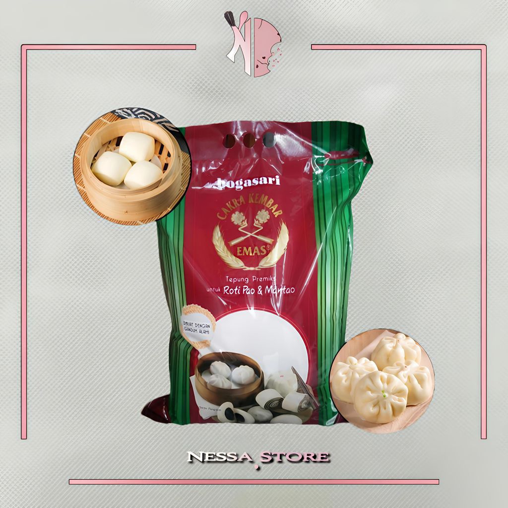 Tepung Bogasari Premium untuk Roti PAO & MANTHOU 5kg