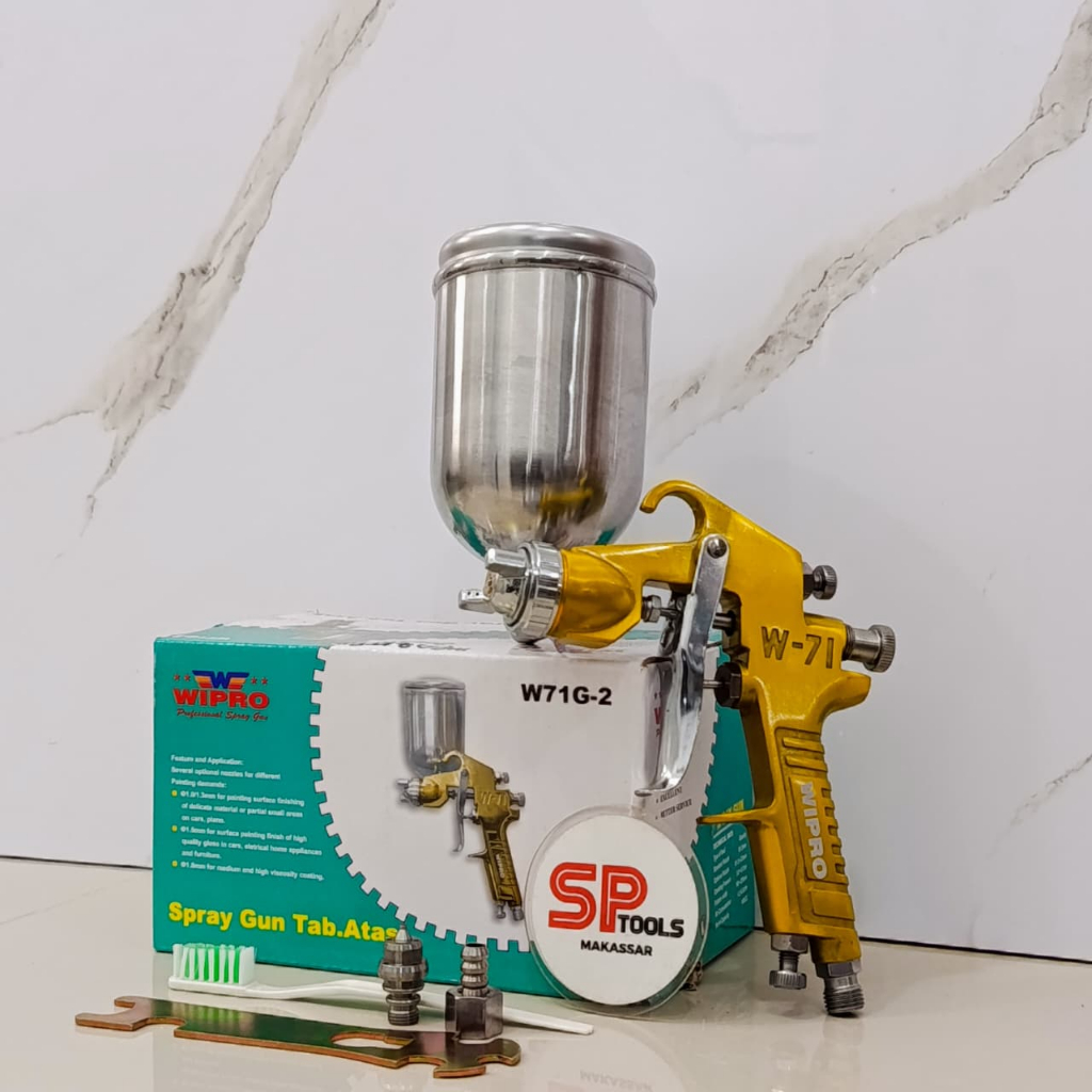 ALAT SEMPROT CAT DICO DUCO / SPRAY GUN CAT / SPOID SPOIT DICO DUCO TABUNG ATAS 400CC W71G-2 / W71G W