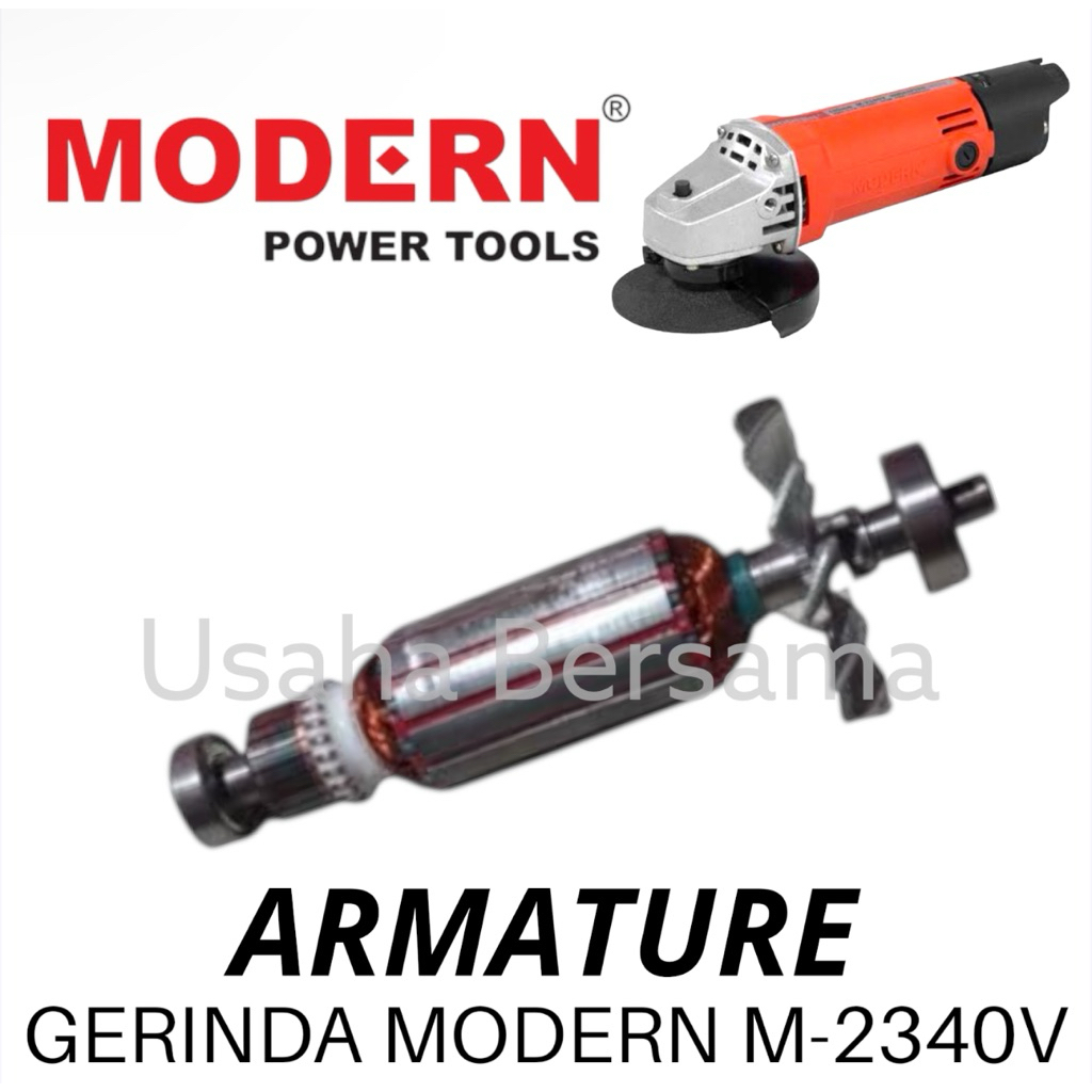 ARMATURE GERINDA M2340V MODERN M 2340 V ANGKER GERINDA MODERN M-2340V ROTOR MODERN M2340V