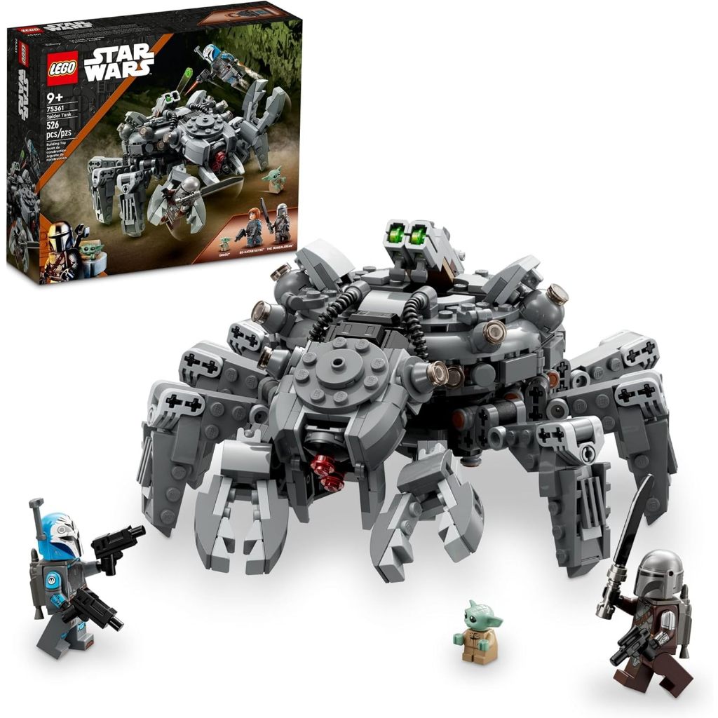 LEGO Star Wars Spider Tank Building Toy - Pretend Play Mech for Boys & Girls, Ages 9+ Years - Star W