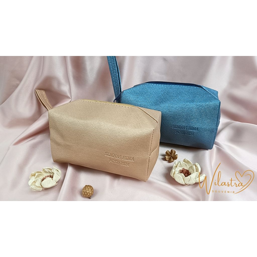 pouch boxy/pouch emboss/pouch sintetis/souvenir pouch