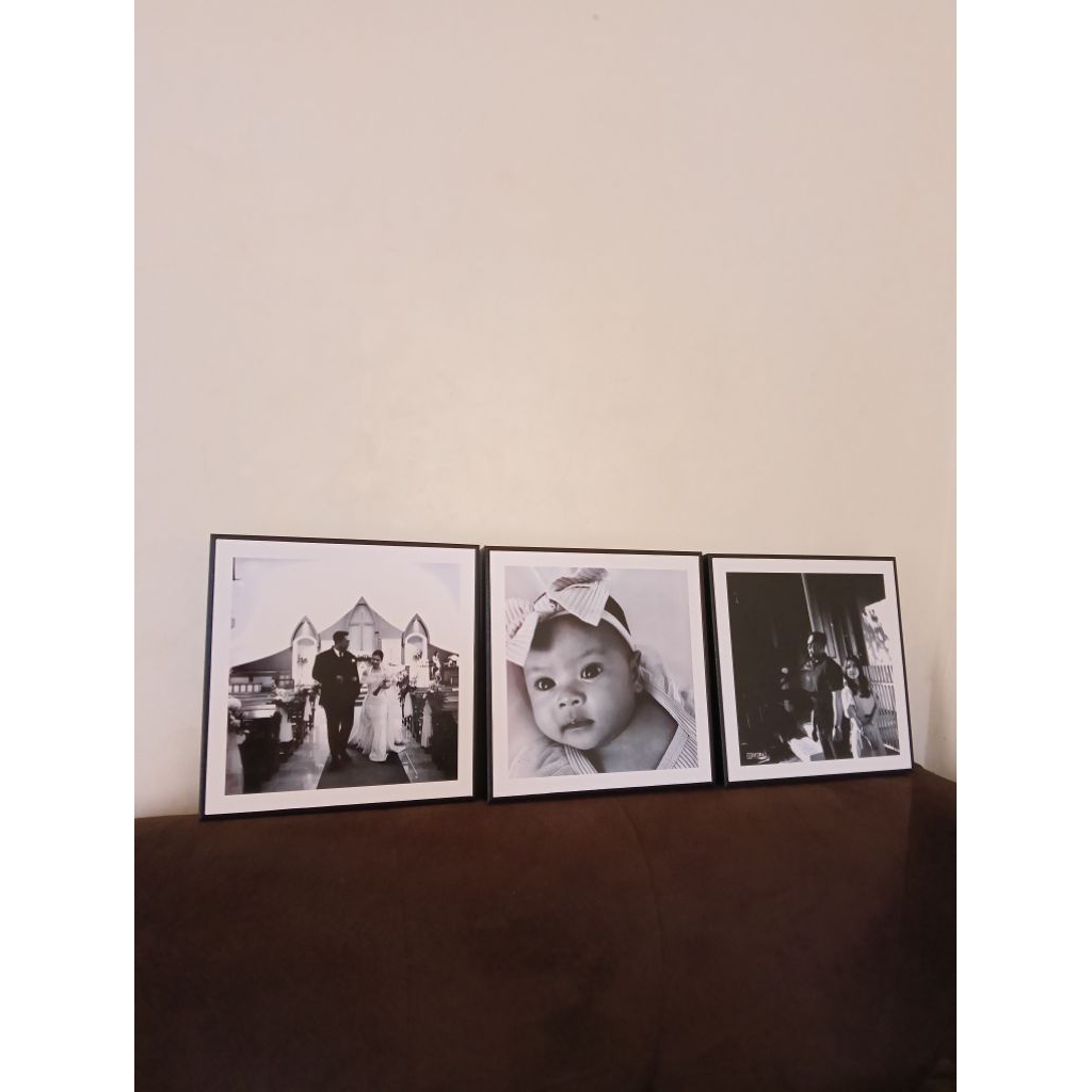 Custom foto 20x20cm Frame Blok Fiber