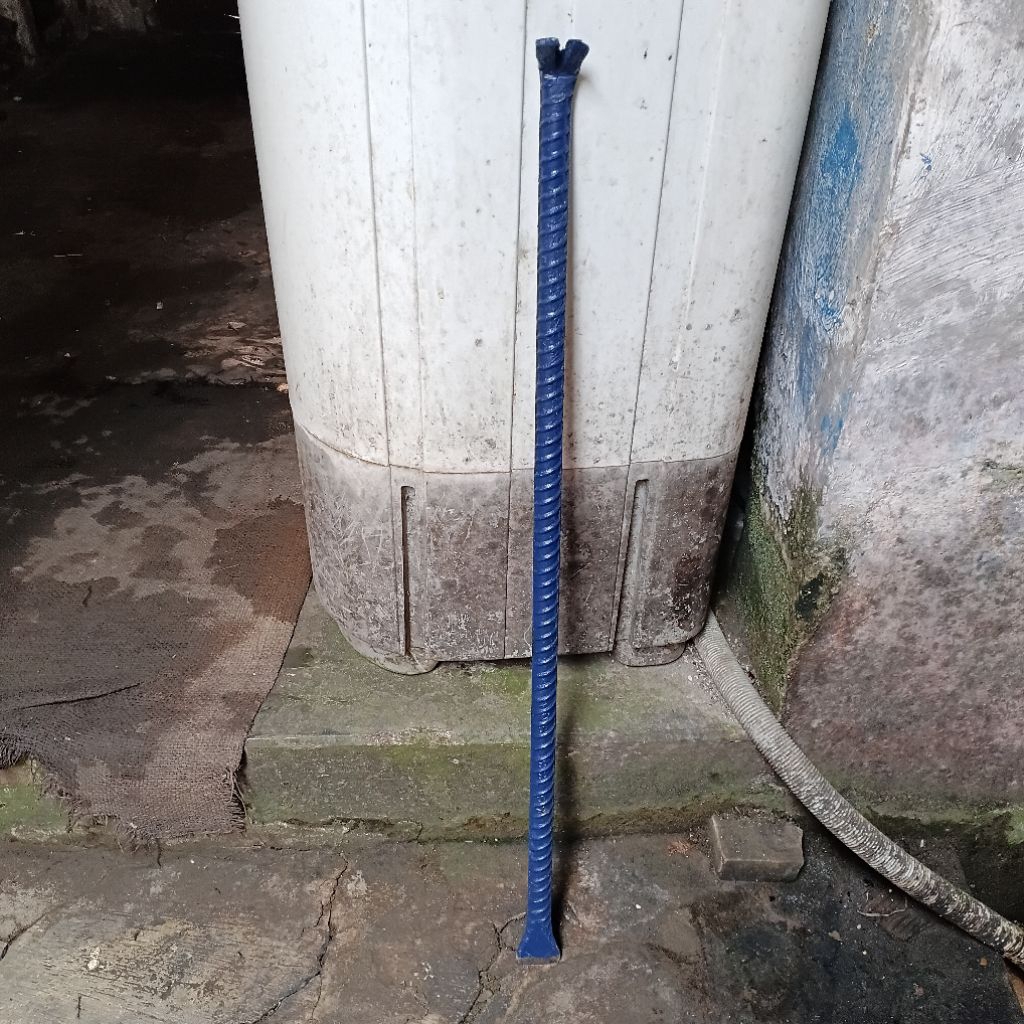 Linggis Besar/Linggis Tanah Panjang 1 Meter Besi Ulir 22 mm