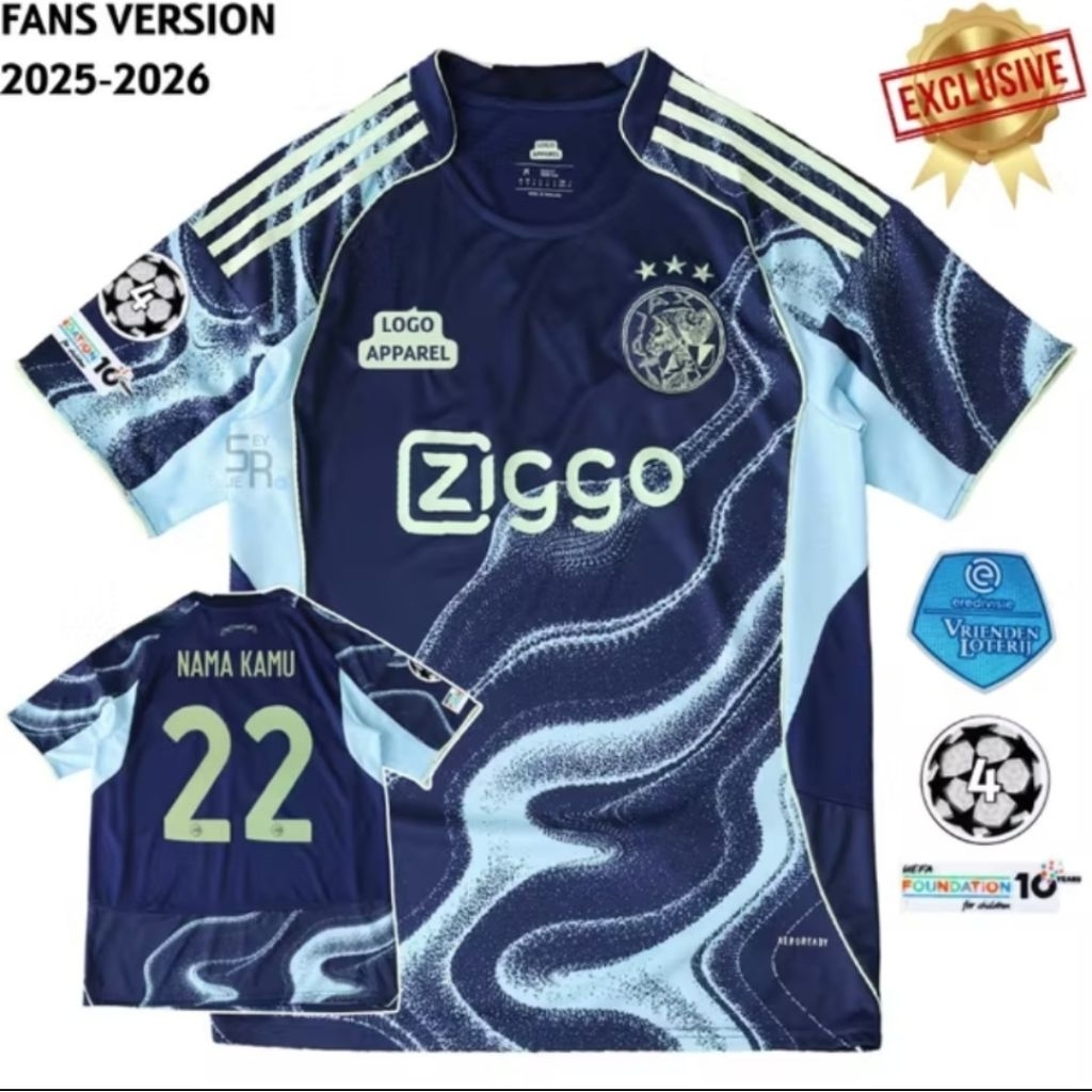 Jersey Ajax away  / third terbaru