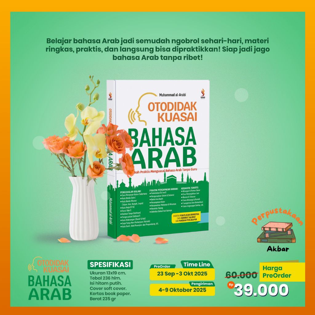 Otodidak Kuasai Bahasa Arab-Ranah Buku