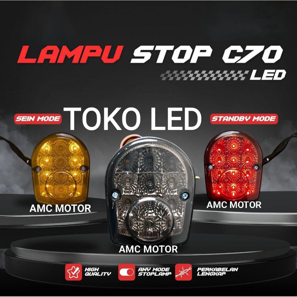 lampu stop c70 led sein lampu belakang honda C70