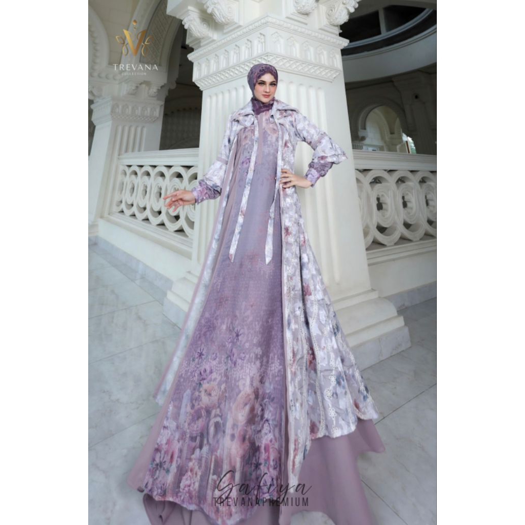 (COD) New Gamis Syari Safiya Series by Trevana