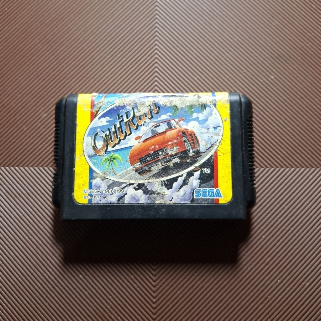 Kaset SEGA Megadrive Original – Outrun (Japan Version)