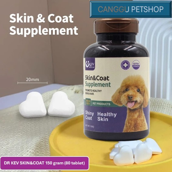 DR.KEV SKIN & COAT 150GRAM / VITAMIN BULU / HAIR & SKIN / VITMIN KESEHATAN