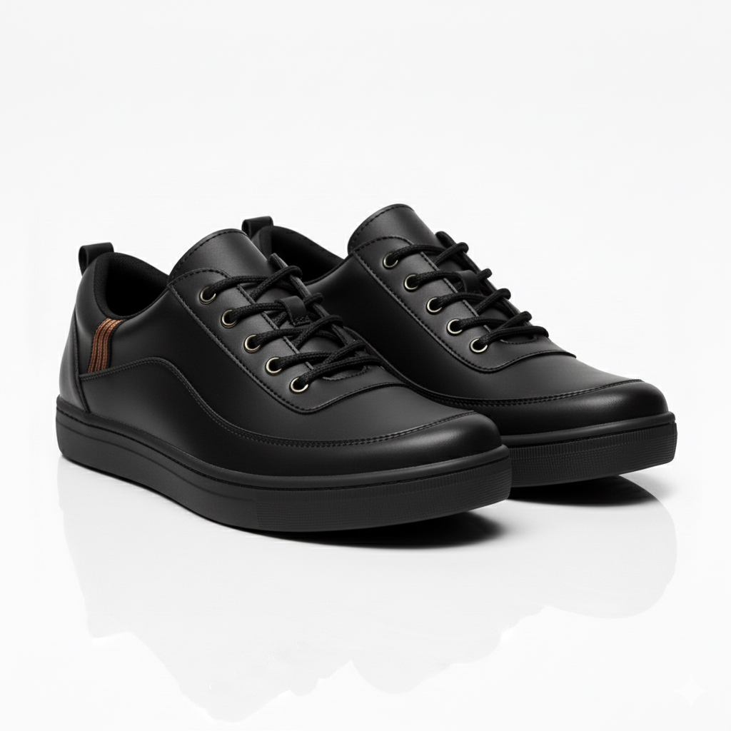 VENOM HARUNO FULL BLACK - Sepatu Casual Big Size 49 Sepatu Casual Unisex Pria Wanita